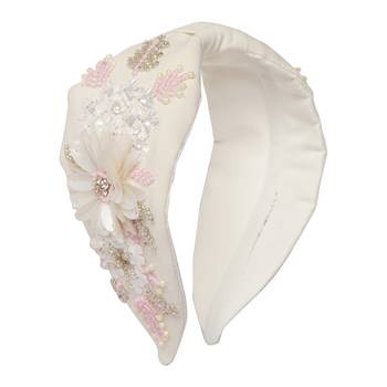 multicolor Hand Embroidered Head Band 1