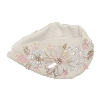 multicolor Hand Embroidered Head Band 2