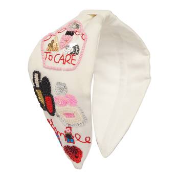 multicolor Hand Embroidered Head Band 1