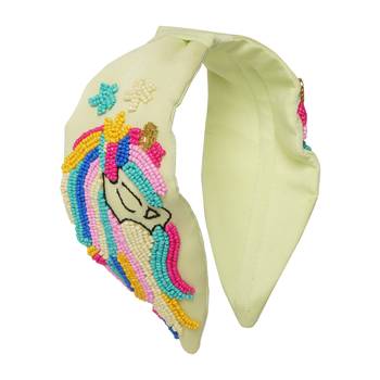 multicolor Hand Embroidered Head Band 1