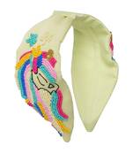 multicolor Hand Embroidered Head Band