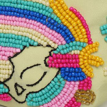multicolor Hand Embroidered Head Band 3
