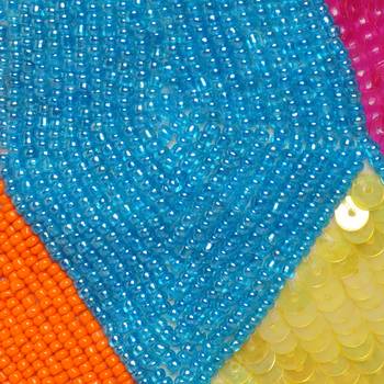 multicolor Hand Embroidered Head Band 3