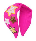 multicolor Hand Embroidered Head Band