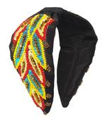multicolor Hand Embroidered Head Band