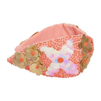 multicolor Hand Embroidered Head Band 1