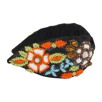 multicolor Hand Embroidered Head Band 2