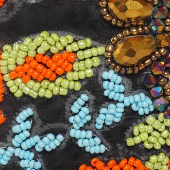 multicolor Hand Embroidered Head Band 3