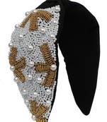 multicolor Hand Embroidered Head Band