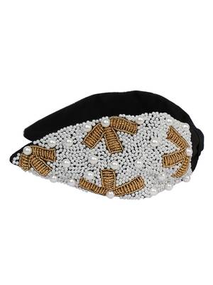 multicolor Hand Embroidered Head Band 2