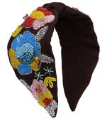 multicolor Hand Embroidered Head Band