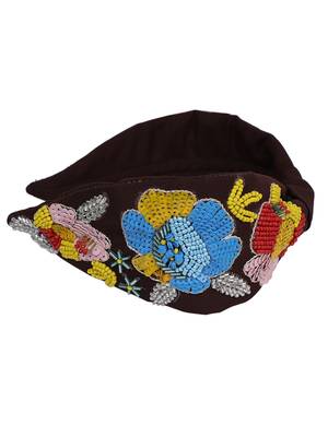 multicolor Hand Embroidered Head Band 2