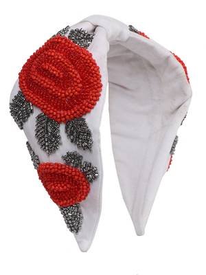multicolor Hand Embroidered Head Band 1