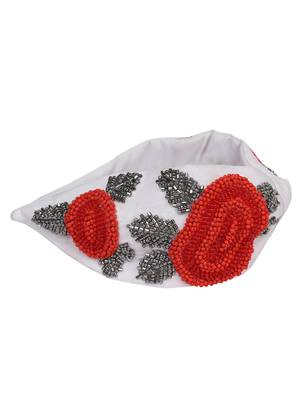multicolor Hand Embroidered Head Band 2