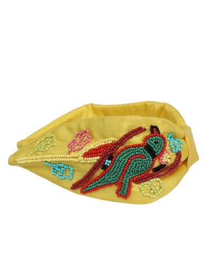 multicolor Hand Embroidered Head Band 2
