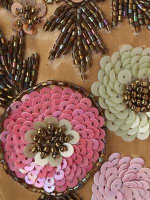 multicolor Hand Embroidered Head Band 3