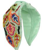 multicolor Hand Embroidered Head Band