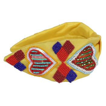 multicolor Hand Embroidered Head Band 2
