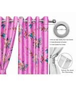 Lavender Polyester Digtal Printed Curtain