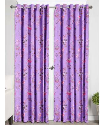 Lavender Polyester Digtal Printed Curtain 1