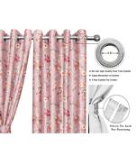 Chalk Pink Polyester Digtal Printed Curtain