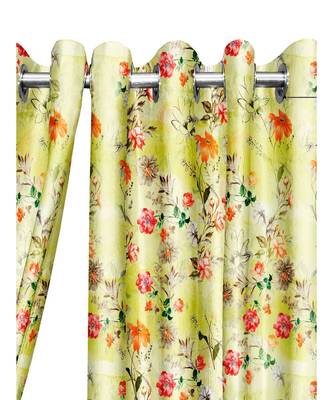 Lemon Polyester Digtal Printed Curtain 1