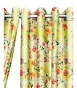 Lemon Polyester Digtal Printed Curtain