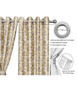 Thunder Grey Polyester Digtal Printed Curtain