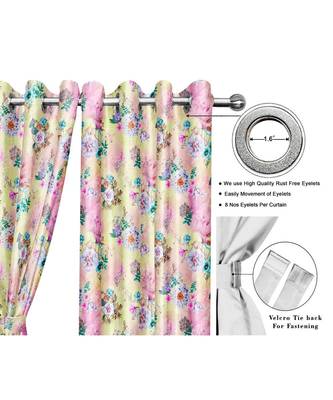 Multi color Polyester Digtal Printed Curtain 1