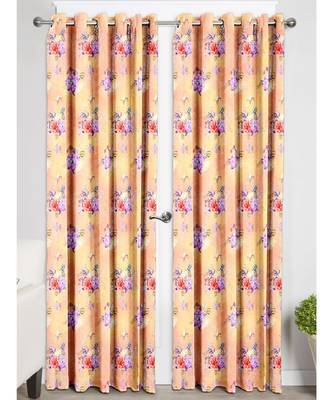 Bisque Polyester Digtal Printed Curtain 1