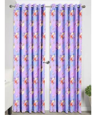 Lavender Polyester Digtal Printed Curtain 1