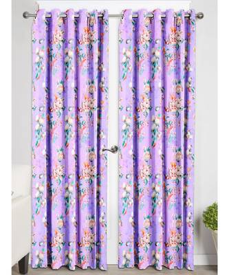 Lavender Polyester Digtal Printed Curtain 1