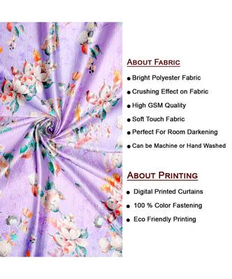 Lavender Polyester Digtal Printed Curtain 2