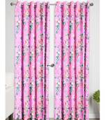 Pink Polyester Digtal Printed Curtain