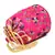 Women's Fulkari Work Embroidered Ethnic Potli Bag (Pink, Single Bag)