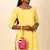 Women's Fulkari Work Embroidered Ethnic Potli Bag (Pink, Single Bag)