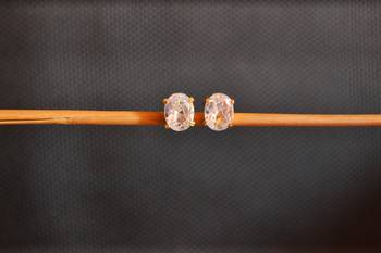 White onyx studs 1