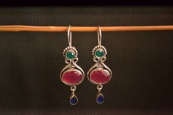 Multicolor onyx danglers-drops 1
