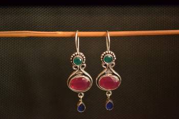 Multicolor onyx danglers-drops 2