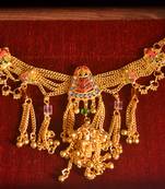 Designer saree challa kamarband gold plated waist belt bridal-kamarband