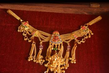 Designer saree challa kamarband gold plated waist belt bridal-kamarband 2