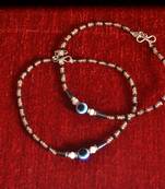 Black Eye Nazar anklets Pair