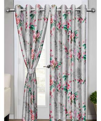 Grey Polyester Digtal Printed Curtain 4