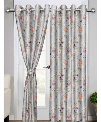 Grey Polyester Digtal Printed Curtain 4