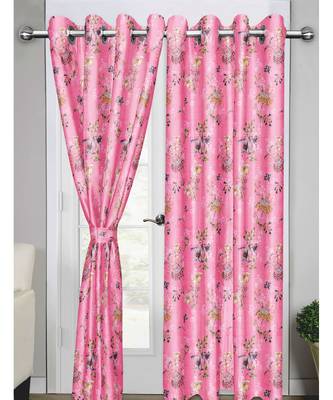 Taffy Pink Polyester Digtal Printed Curtain 3