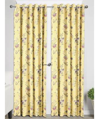 Yellow Polyester Digtal Printed Curtain 2