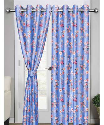 Blue Polyester Digtal Printed Curtain 3