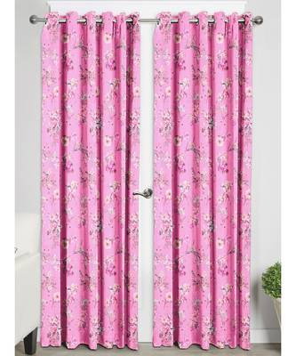 Pink Polyester Digtal Printed Curtain 2
