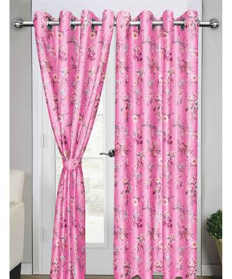 Pink Polyester Digtal Printed Curtain 3