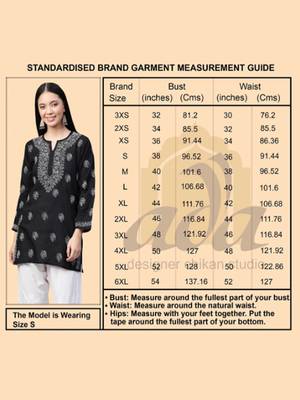 Ada Hand Embroidered White Georgette Lucknow Chikan Women Top - A100234 6